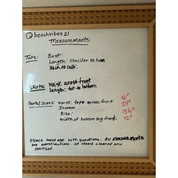 Coldwater Creek Brown Linen Pull On Pants Wide Leg Embroidered Lagenlook Size L - Picture 9 of 9